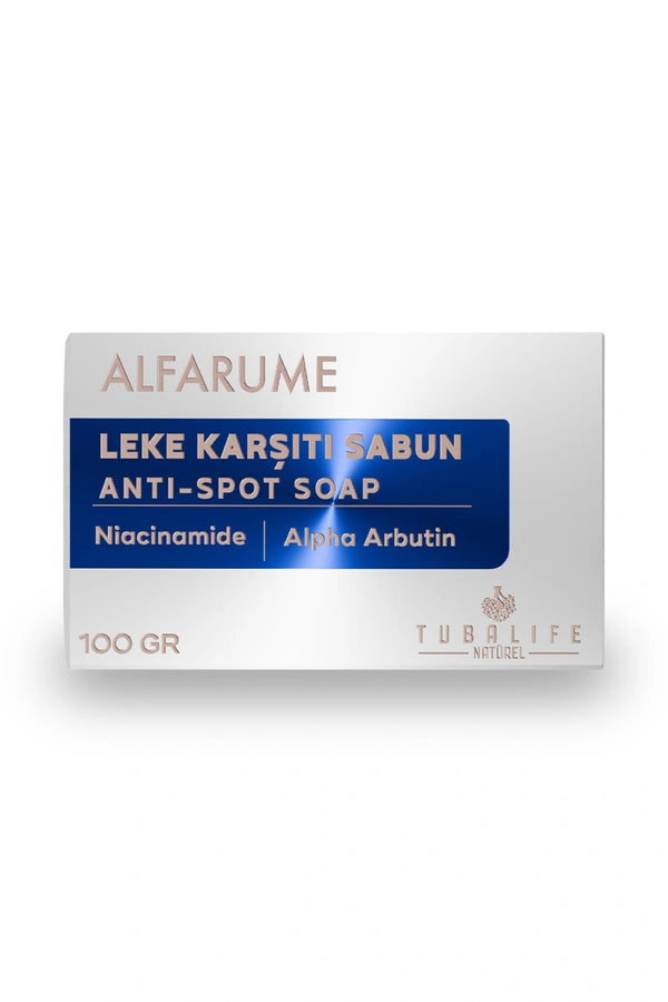 Alfarume Leke Karşıtı Sabun 100 gr, cilt tonunu dengelemeye yardımcı sabun