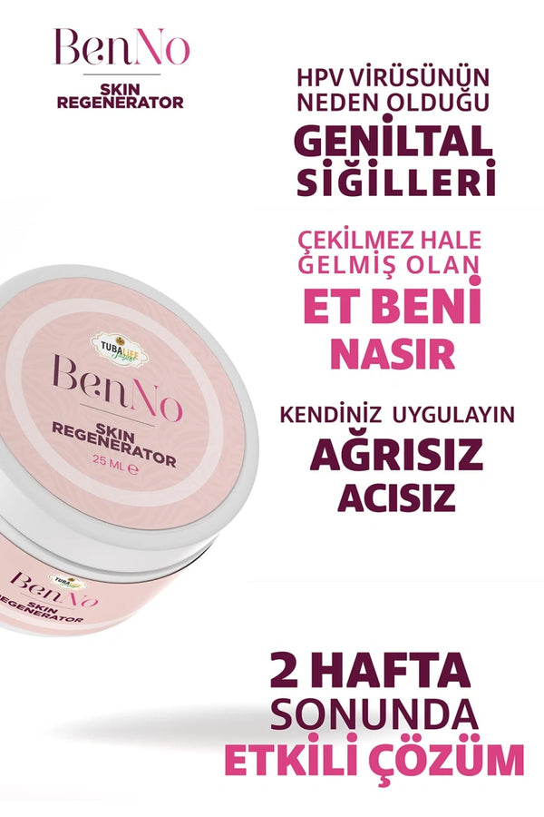 BenNo krem, özel formülüyle leke ve cilt kusurlarında etkili bakım sunar