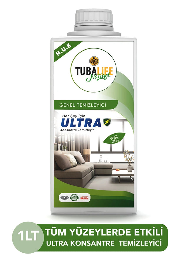 Her yüzeyde kullanılabilen 1000 ml Tubalife ultra konsantre genel temizleyici ürün görseli