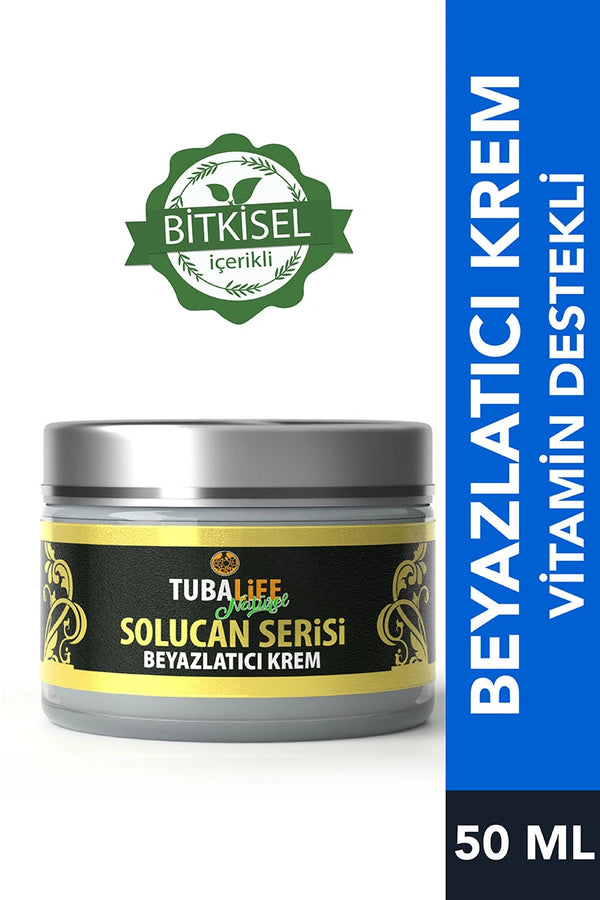 Cilt tonunu eşitlemeye ve parlaklık sağlamaya yardımcı vitamin destekli solucan serisi beyazlatıcı krem – 50 gr