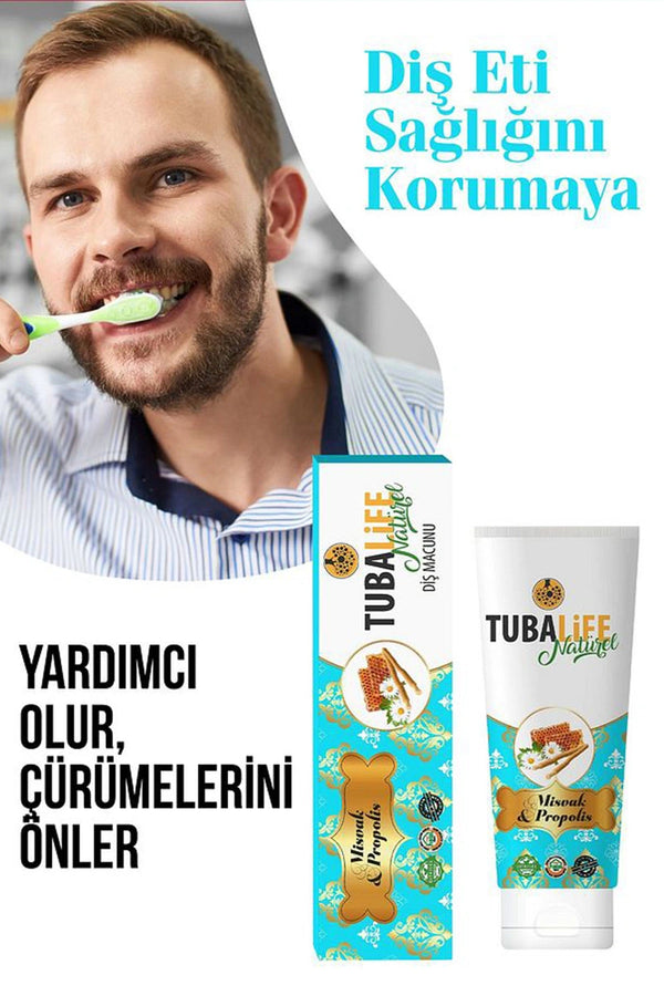 Doğal içerikli diş temizliği ve ağız bakımı için bitkisel macun