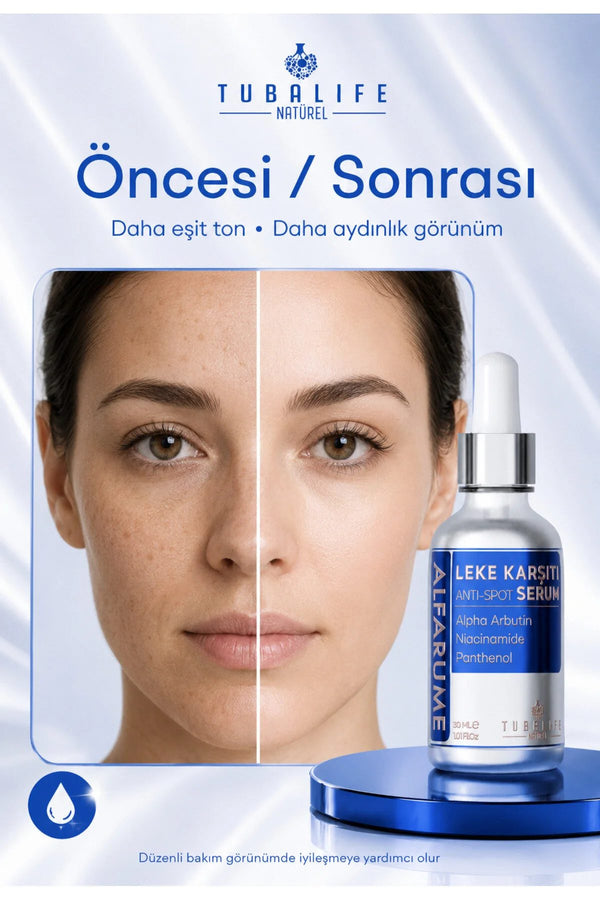 Alfarume Leke Karşıtı ve Cilt Tonu Eşitleyici Serum – 30 ml