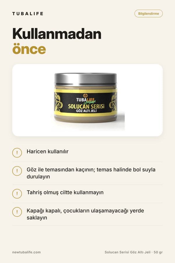 Solucan Serisi Göz Altı Jeli 50 gr – Morluk & Şişlik Karşıtı