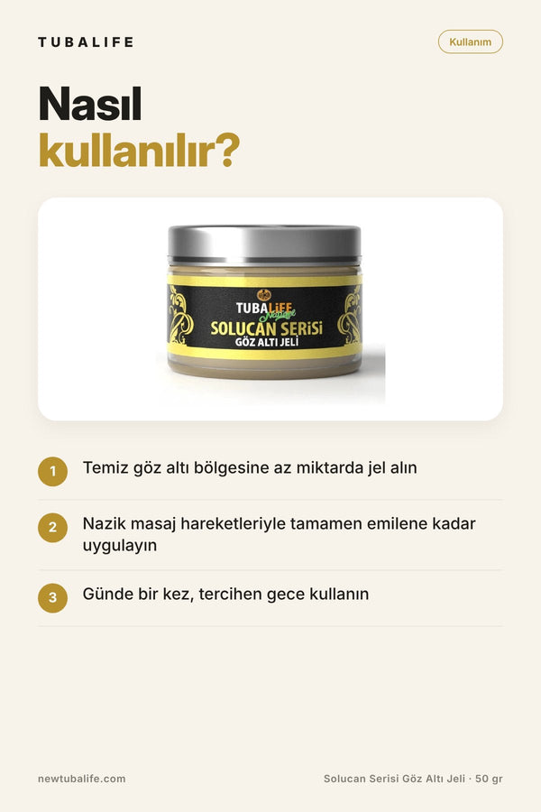 Solucan Serisi Göz Altı Jeli 50 gr – Morluk & Şişlik Karşıtı