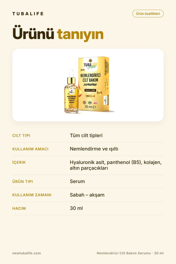 Nem Desteği ve Işıltı Sağlayan Cilt Bakım Serumu – 30 ml