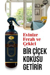 TUBALIFE Gizemli Çiçekler Oda Parfümü – ev ortamında kullanım anını gösteren görsel
