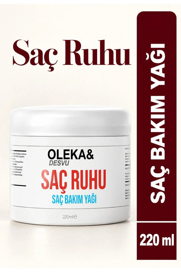 Oleka & Desvu Saç Ruhu 220 ml - 17 Yağ ve 20 Bitki Özü İçeren Saç Bakım Yağı