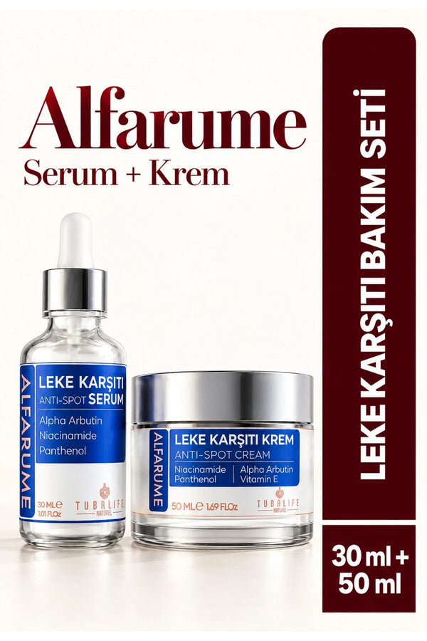 Alfarume Leke Karşıtı 2'li Set (Serum + Krem)