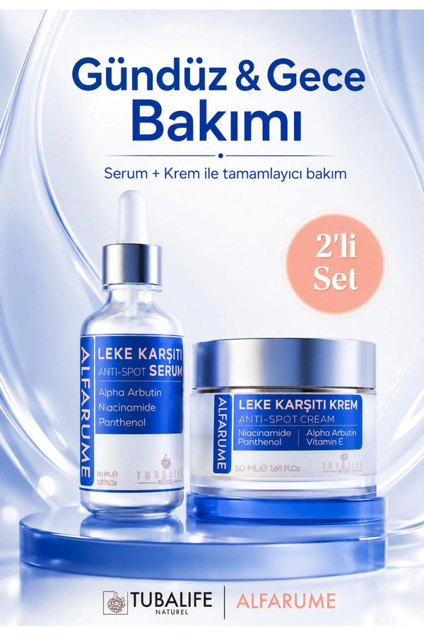 Alfarume Leke Karşıtı 2'li Set (Serum + Krem)