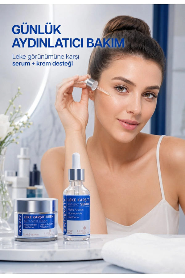 Alfarume Leke Karşıtı 2'li Set (Serum + Krem)