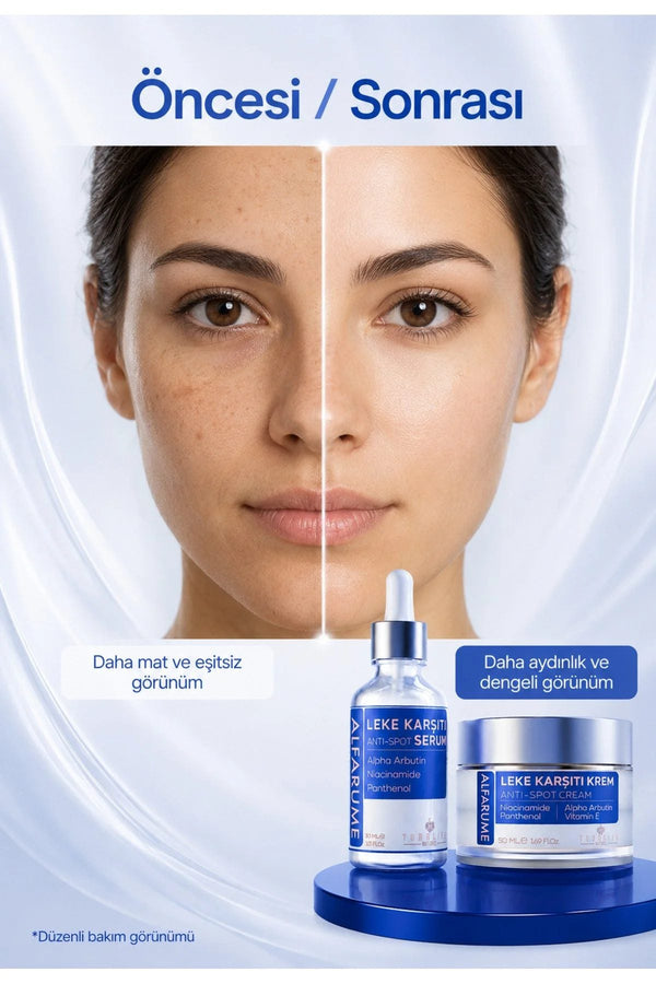Alfarume Leke Karşıtı 2'li Set (Serum + Krem)