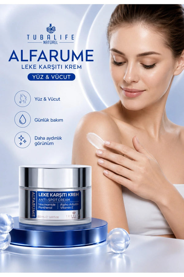 ALFARUME Leke Karşıtı Krem – Cilt Tonu Düzenleyici & Aydınlatıcı 50 ml