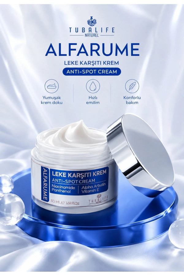 ALFARUME Leke Karşıtı Krem – Cilt Tonu Düzenleyici & Aydınlatıcı 50 ml