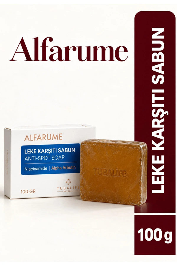Alfarume Leke Karşıtı, Cilt Tonu Eşitleyici ve Aydınlatıcı Sabun – 100 gr