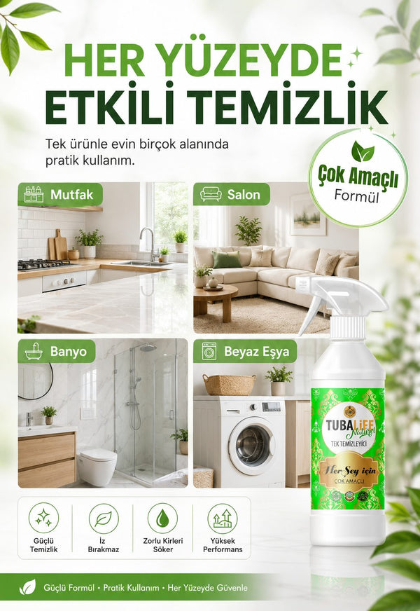 Tek Temizleyici – Çok Amaçlı Yüzey Temizleyici | 750 ml