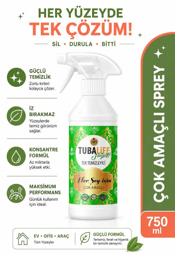 Tek Temizleyici – Çok Amaçlı Yüzey Temizleyici | 750 ml
