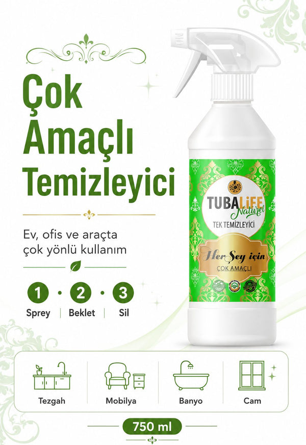 Tek Temizleyici – Çok Amaçlı Yüzey Temizleyici | 750 ml