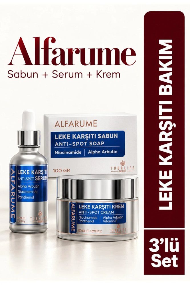 Alfarume Leke Karşıtı 2'li Set (Serum + Krem)